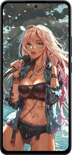 Силіконовий чехол Аніме-зірка під водоспадом для Xiaomi Poco M7 Pro 5G - 6121u-3942 изображение 