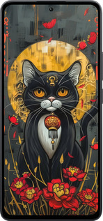 Силиконовый чехол China Cat для Xiaomi Poco M7 Pro 5G - 6134u-3942 изображение 