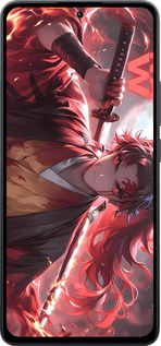 Силіконовий чехол Аниме воин для Xiaomi Poco M7 Pro 5G - 6281u-3942 изображение 