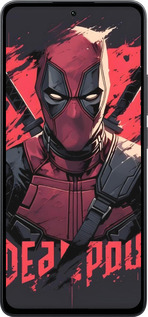 Силиконовый чехол Дедпул для Xiaomi Poco M7 Pro 5G - 6293u-3942 изображение 
