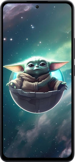 Силиконовый чехол Малышь йода для Xiaomi Poco M7 Pro 5G - 6294u-3942 изображение 