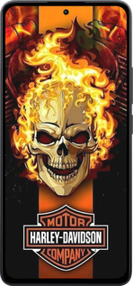 Силіконовий чехол Харлей девидсон для Xiaomi Poco M7 Pro 5G - 6370u-3942 изображение 