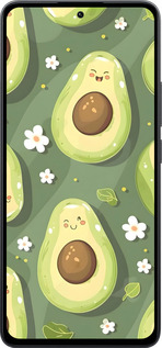 Силиконовый чехол Авокадо для Xiaomi Poco M7 Pro 5G - 6380u-3942 изображение 