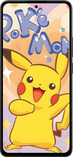 Силиконовый чехол Пикачу для Xiaomi Poco M7 Pro 5G - 6383u-3942 изображение 