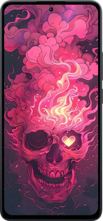 Силиконовый чехол Череп арт для Xiaomi Poco M7 Pro 5G - 6385u-3942 изображение 