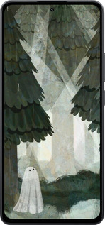 Силиконовый чехол С изображением соснового леса и привидения для Xiaomi Poco M7 Pro 5G - 6420u-3942 изображение 