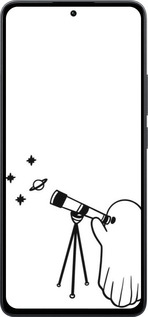 Силиконовый чехол Привидение астроном для Xiaomi Poco M7 Pro 5G - 6444u-3942 изображение 