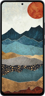 Силиконовый чехол Янтарный закат для Xiaomi Poco M7 Pro 5G - 6475u-3942 изображение 