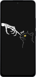 Силиконовый чехол Кошка для Xiaomi Poco M7 Pro 5G - 6505u-3942 изображение 