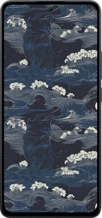 Силіконовий чехол Морська тематика у стилі арт-деко для Xiaomi Poco M7 Pro 5G - 6520u-3942 изображение 