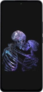 Силиконовый чехол С изображением скелета для Xiaomi Poco M7 Pro 5G - 6537u-3942 изображение 