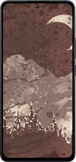 Силіконовий чехол із зображенням місячного пейзажу у нічному лісі для Xiaomi Poco M7 Pro 5G - 6546u-3942 изображение 