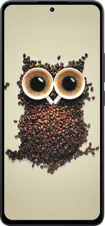 Силиконовый чехол Сова из кофе для Xiaomi Poco M7 Pro 5G - 777u-3942 изображение 
