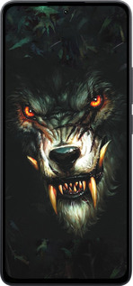 Силіконовий чехол Диявольський вовк для Xiaomi Poco M7 Pro 5G - 833u-3942 изображение 