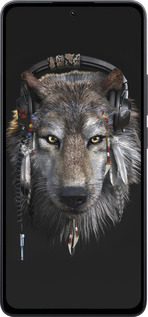 Силиконовый чехол Волк-меломан для Xiaomi Poco M7 Pro 5G - 875u-3942 изображение 