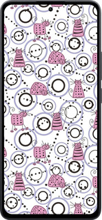 Силиконовый чехол Смешные коты для Xiaomi Poco M7 Pro 5G - 907u-3942 изображение 