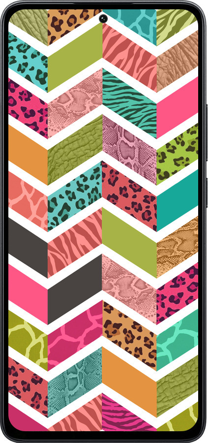 Силіконовий чехол Шеврон v3 для Xiaomi Poco M7 Pro 5G - 1058u-3942 изображение 