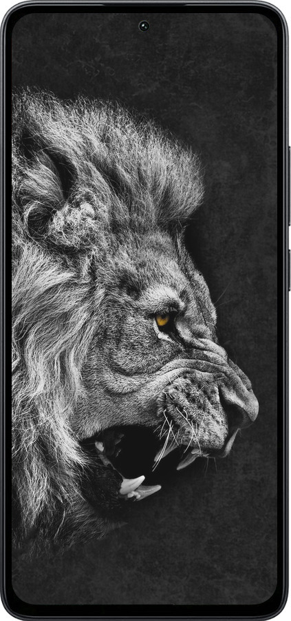 Силиконовый чехол Лев для Xiaomi Poco M7 Pro 5G - 1080u-3942 изображение 