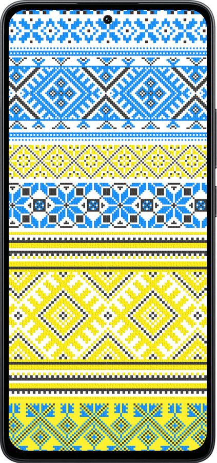 Силіконовий чехол Вишиванка 40 для Xiaomi Poco M7 Pro 5G - 1174u-3942 изображение 