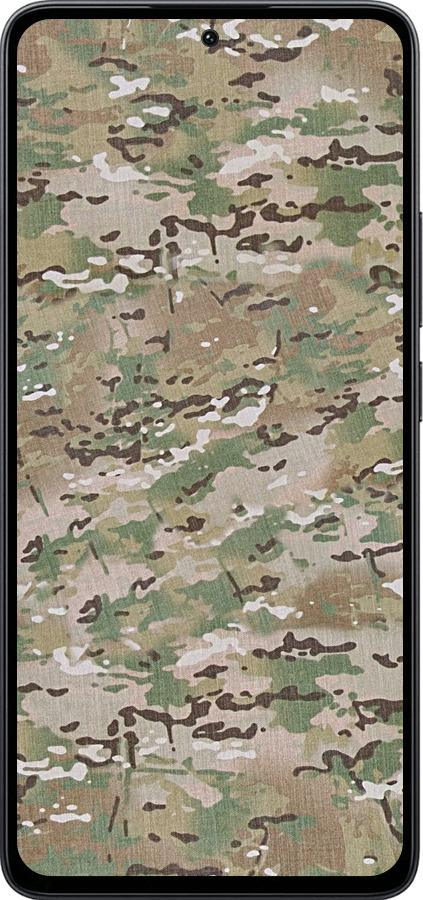 Силиконовый чехол Камуфляж v5 для Xiaomi Poco M7 Pro 5G - 1201u-3942 изображение 