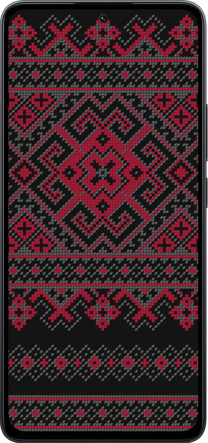 Силіконовий чехол Вишиванка 52 для Xiaomi Poco M7 Pro 5G - 1763u-3942 изображение 