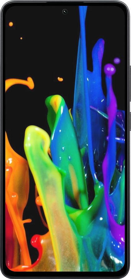 Силиконовый чехол брызги краски для Xiaomi Poco M7 Pro 5G - 3957u-3942 изображение 