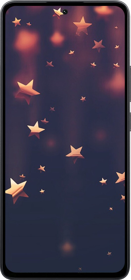 Силиконовый чехол Падающие звезды для Xiaomi Poco M7 Pro 5G - 3974u-3942 изображение 