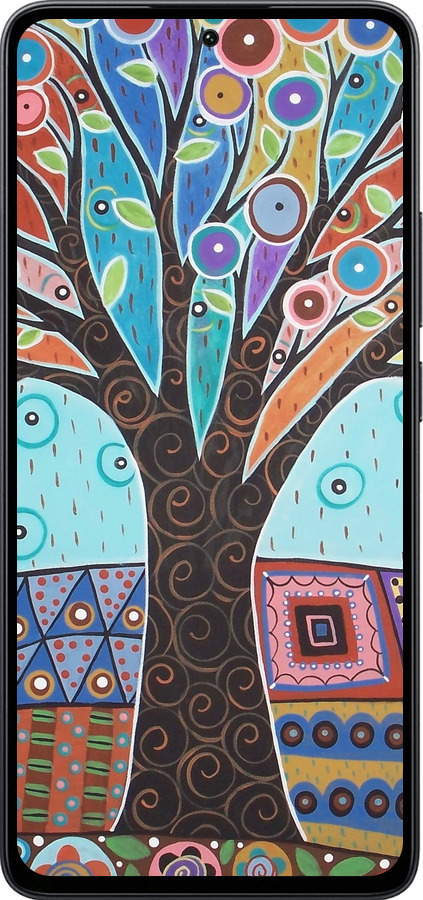 Силіконовий чехол Арт-дерево для Xiaomi Poco M7 Pro 5G - 4008u-3942 изображение 