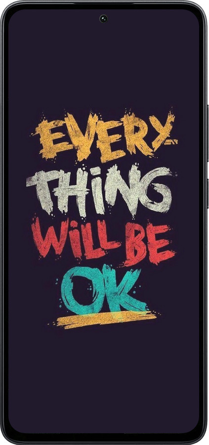 Силіконовий чехол Все буде добре для Xiaomi Poco M7 Pro 5G - 4068u-3942 изображение 