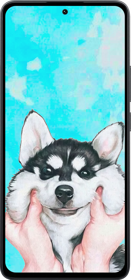 Силиконовый чехол Улыбнись для Xiaomi Poco M7 Pro 5G - 4276u-3942 изображение 