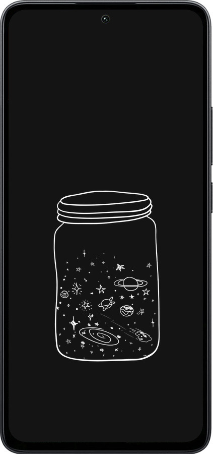 Силиконовый чехол Космос в банке для Xiaomi Poco M7 Pro 5G - 4297u-3942 изображение 