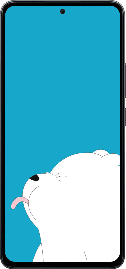 Силиконовый чехол Мишка 1 для Xiaomi Poco M7 Pro 5G - 4358u-3942 изображение 