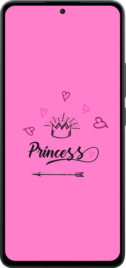 Силиконовый чехол Princess для Xiaomi Poco M7 Pro 5G - 4361u-3942 изображение 
