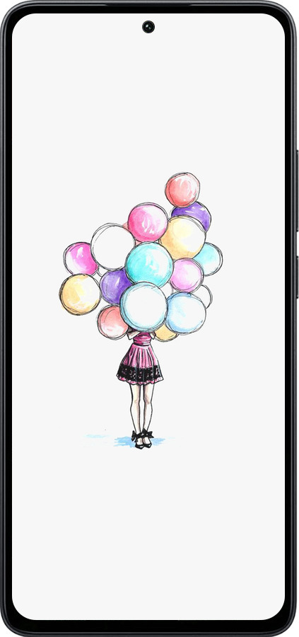 Силиконовый чехол Шарики для Xiaomi Poco M7 Pro 5G - 4387u-3942 изображение 