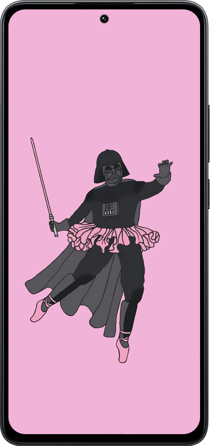 Силіконовий чехол Pink Wader для Xiaomi Poco M7 Pro 5G - 4456u-3942 изображение 