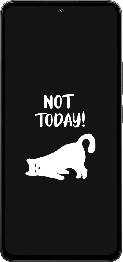 Силиконовый чехол Уставший кот для Xiaomi Poco M7 Pro 5G - 4535u-3942 изображение 