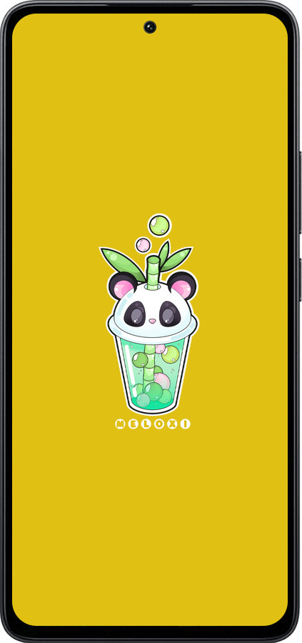 Силиконовый чехол Панда 1 для Xiaomi Poco M7 Pro 5G - 4558u-3942 изображение 