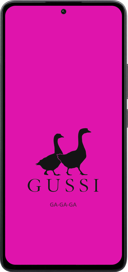 Силиконовый чехол Гуси для Xiaomi Poco M7 Pro 5G - 4561u-3942 изображение 