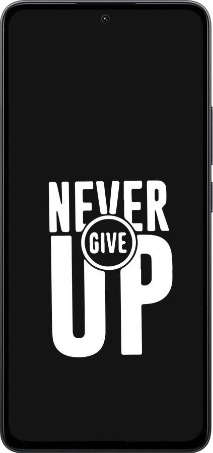 Силиконовый чехол Никогда не сдавайся для Xiaomi Poco M7 Pro 5G - 4572u-3942 изображение 