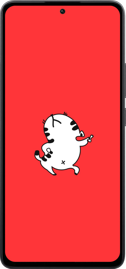 Силиконовый чехол Котик для Xiaomi Poco M7 Pro 5G - 4577u-3942 изображение 