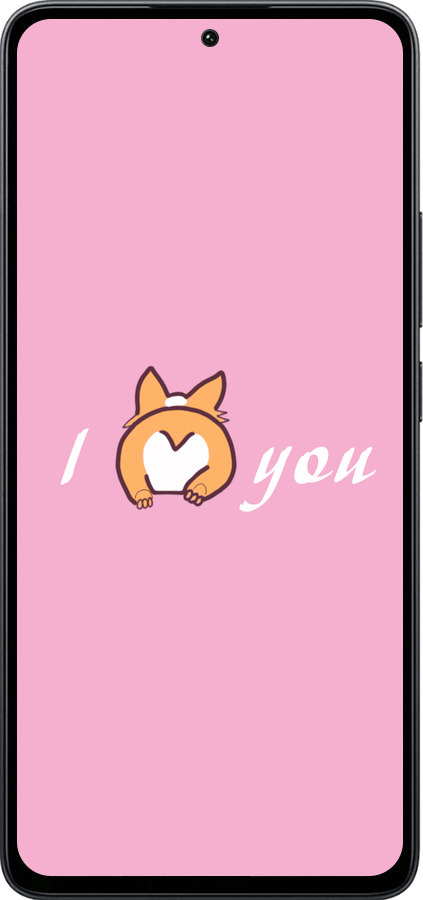 Силіконовий чехол Люблю1 для Xiaomi Poco M7 Pro 5G - 4587u-3942 изображение 