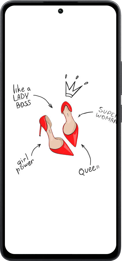 Силиконовый чехол Женщина для Xiaomi Poco M7 Pro 5G - 4599u-3942 изображение 