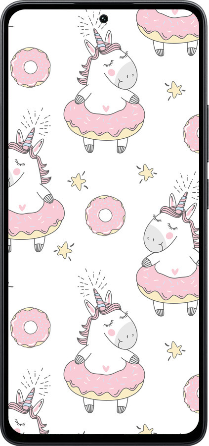 Силіконовий чехол Єдиноріжки для Xiaomi Poco M7 Pro 5G - 4659u-3942 изображение 