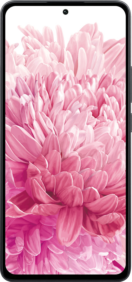 Силиконовый чехол Хризантема для Xiaomi Poco M7 Pro 5G - 4666u-3942 изображение 