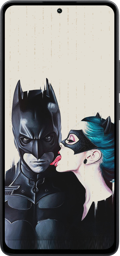 Силиконовый чехол Бэтмен для Xiaomi Poco M7 Pro 5G - 4678u-3942 изображение 