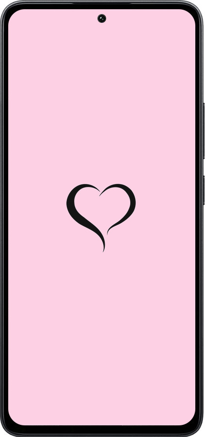 Силіконовий чехол Серце 1 для Xiaomi Poco M7 Pro 5G - 4730u-3942 изображение 