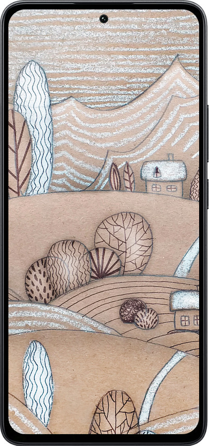 Силиконовый чехол Сказочные холмы для Xiaomi Poco M7 Pro 5G - 4749u-3942 изображение 