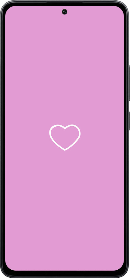 Силіконовий чехол Серце 2 для Xiaomi Poco M7 Pro 5G - 4863u-3942 изображение 