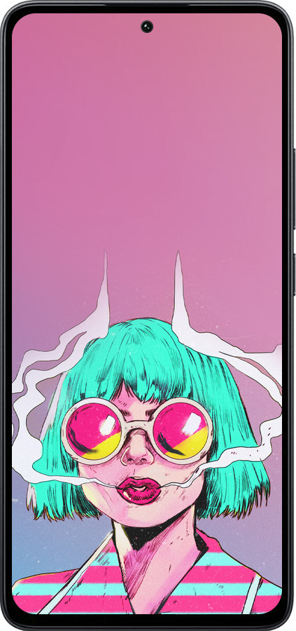 Силіконовий чехол Поп арт дівчина для Xiaomi Poco M7 Pro 5G - 5378u-3942 изображение 