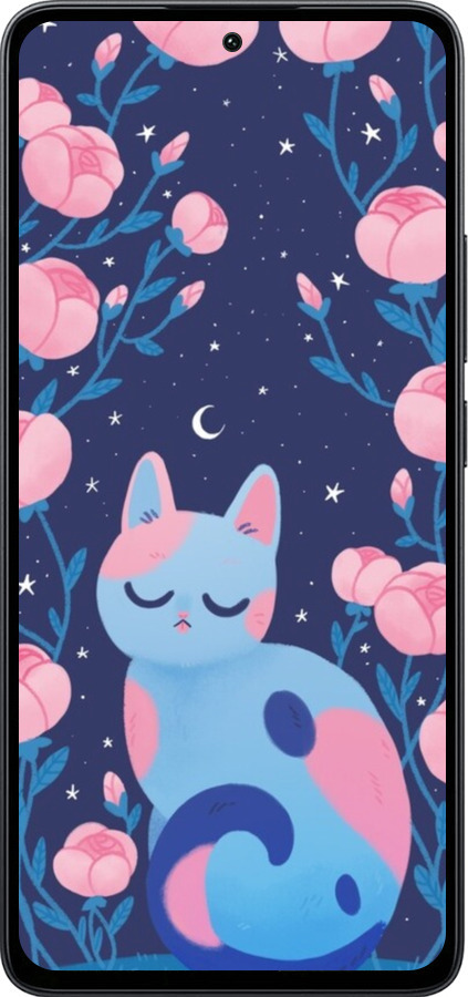 Силиконовый чехол № 5409 для Xiaomi Poco M7 Pro 5G - 5409u-3942 изображение 